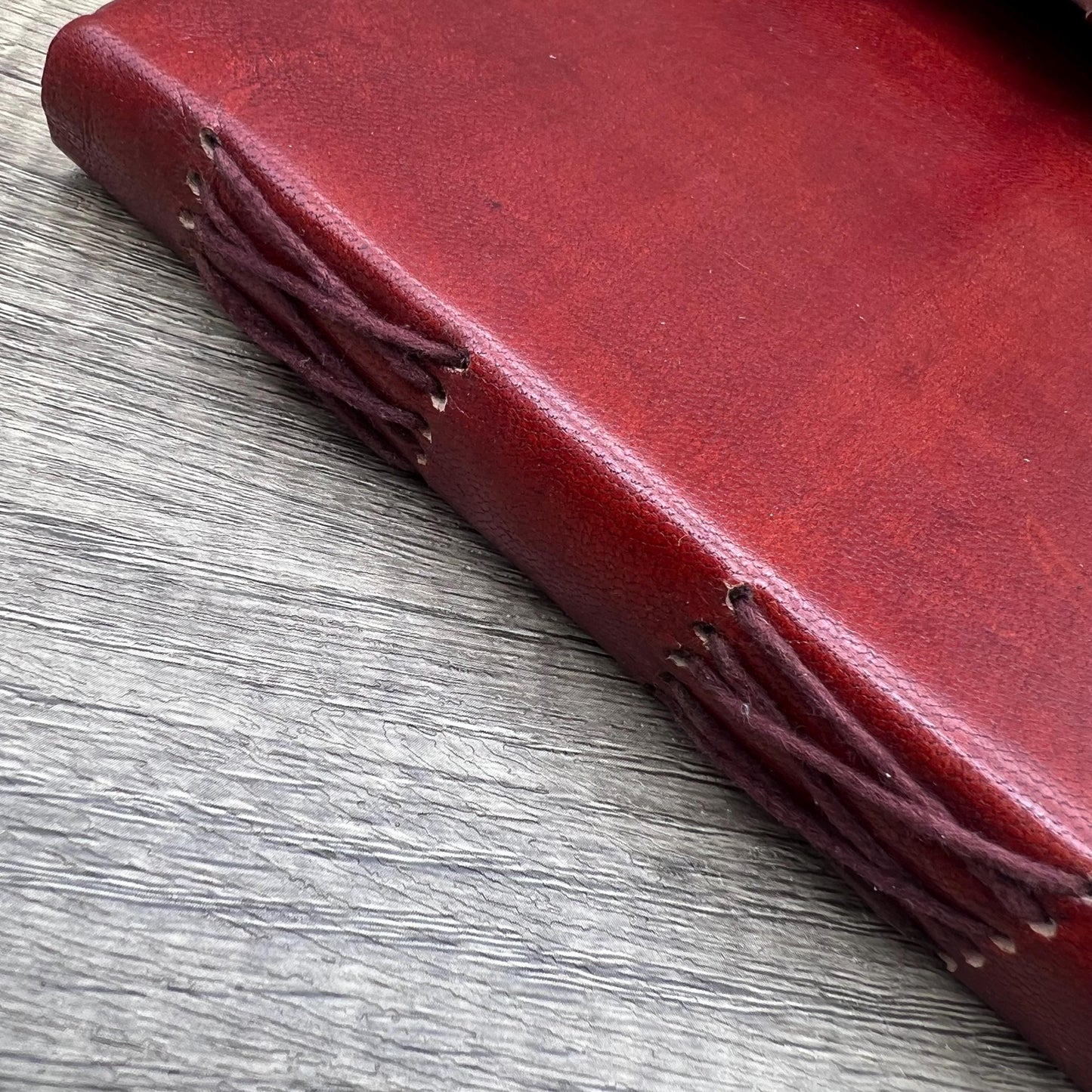 Leather-Bound Cotton Sketchbook – A4 or A5 | Tree-Free, Smooth 185gsm Paper | Portrait Binding, Lays Flat