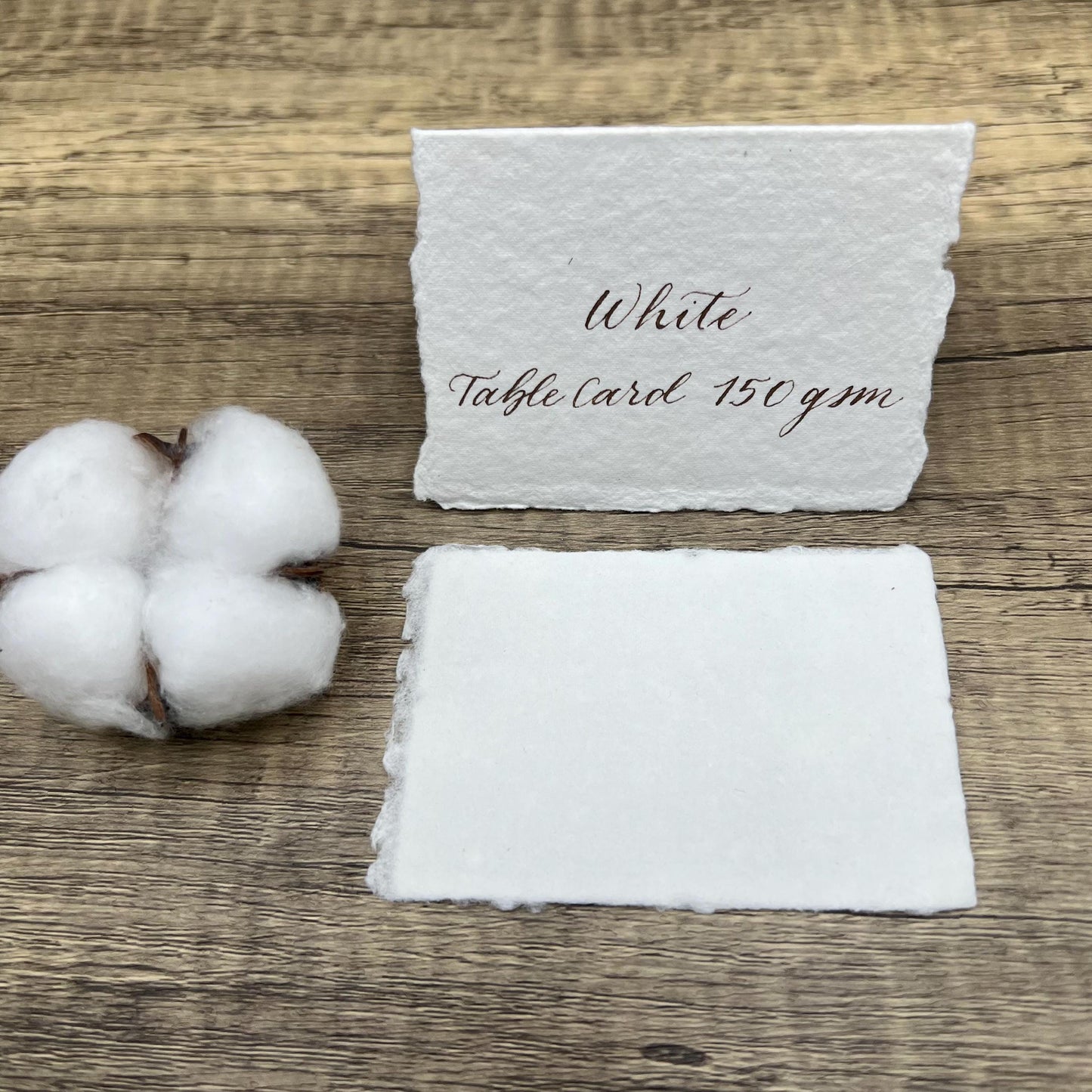 Handmade Cotton Art Paper 150gsm – Deckle Edge Sheets for Calligraphy, Drawing & More