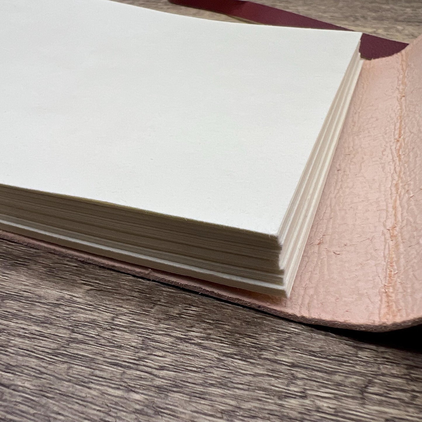 Leather-Bound Cotton Sketchbook – A4 or A5 | Tree-Free, Smooth 185gsm Paper | Portrait Binding, Lays Flat