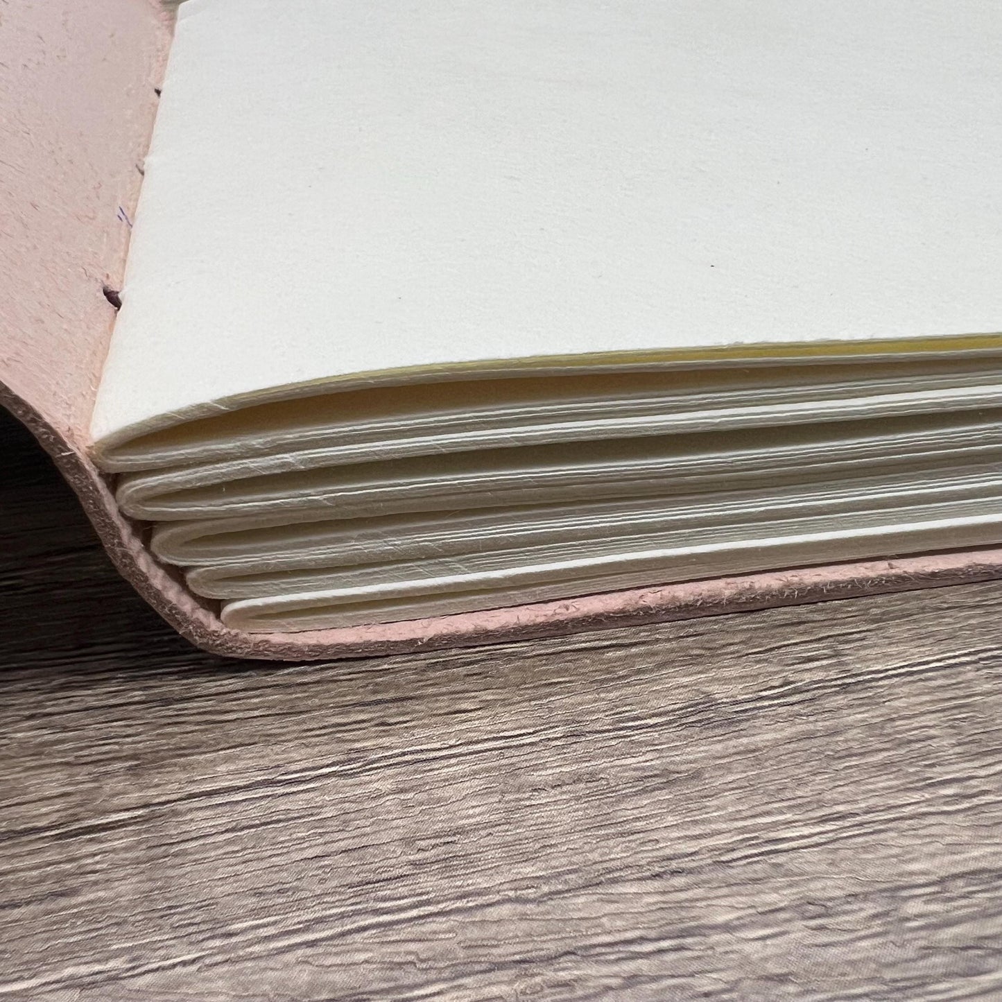 Leather-Bound Cotton Sketchbook – A4 or A5 | Tree-Free, Smooth 185gsm Paper | Portrait Binding, Lays Flat