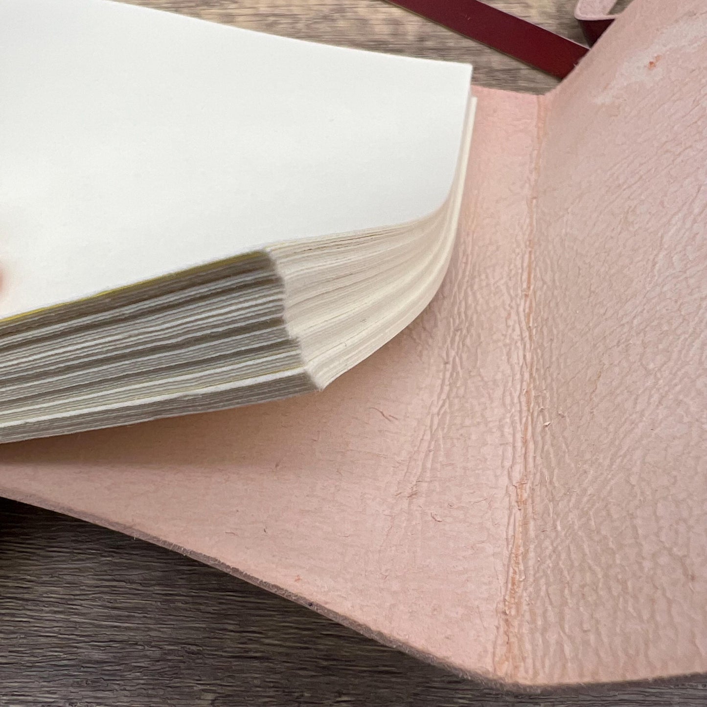 Leather-Bound Cotton Sketchbook – A4 or A5 | Tree-Free, Smooth 185gsm Paper | Portrait Binding, Lays Flat