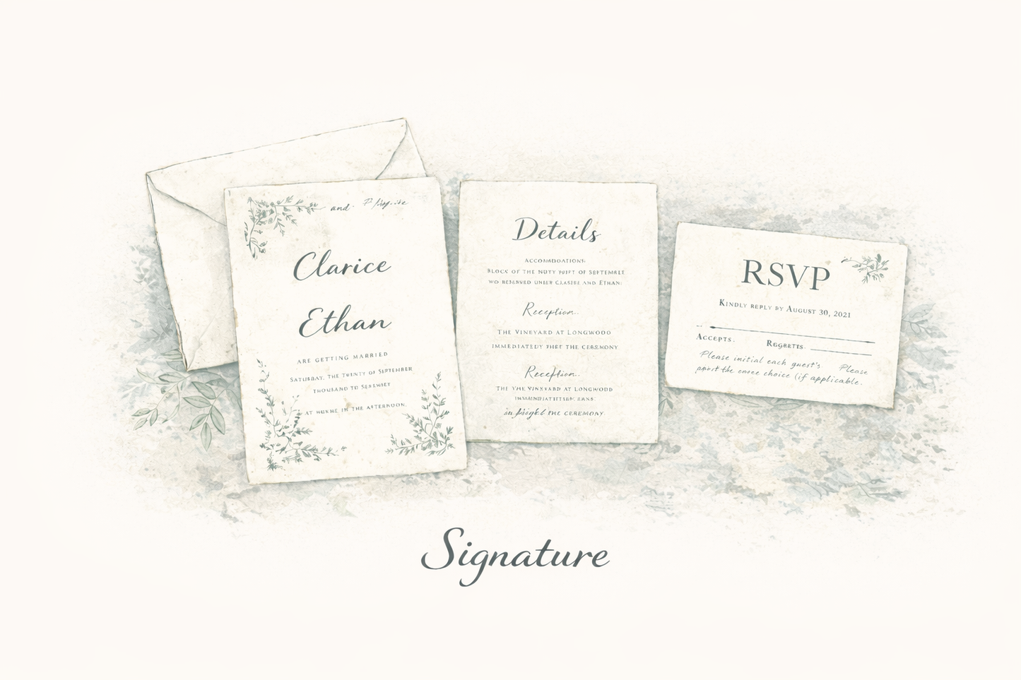 Invitations — Wedding Journey (Bundles)