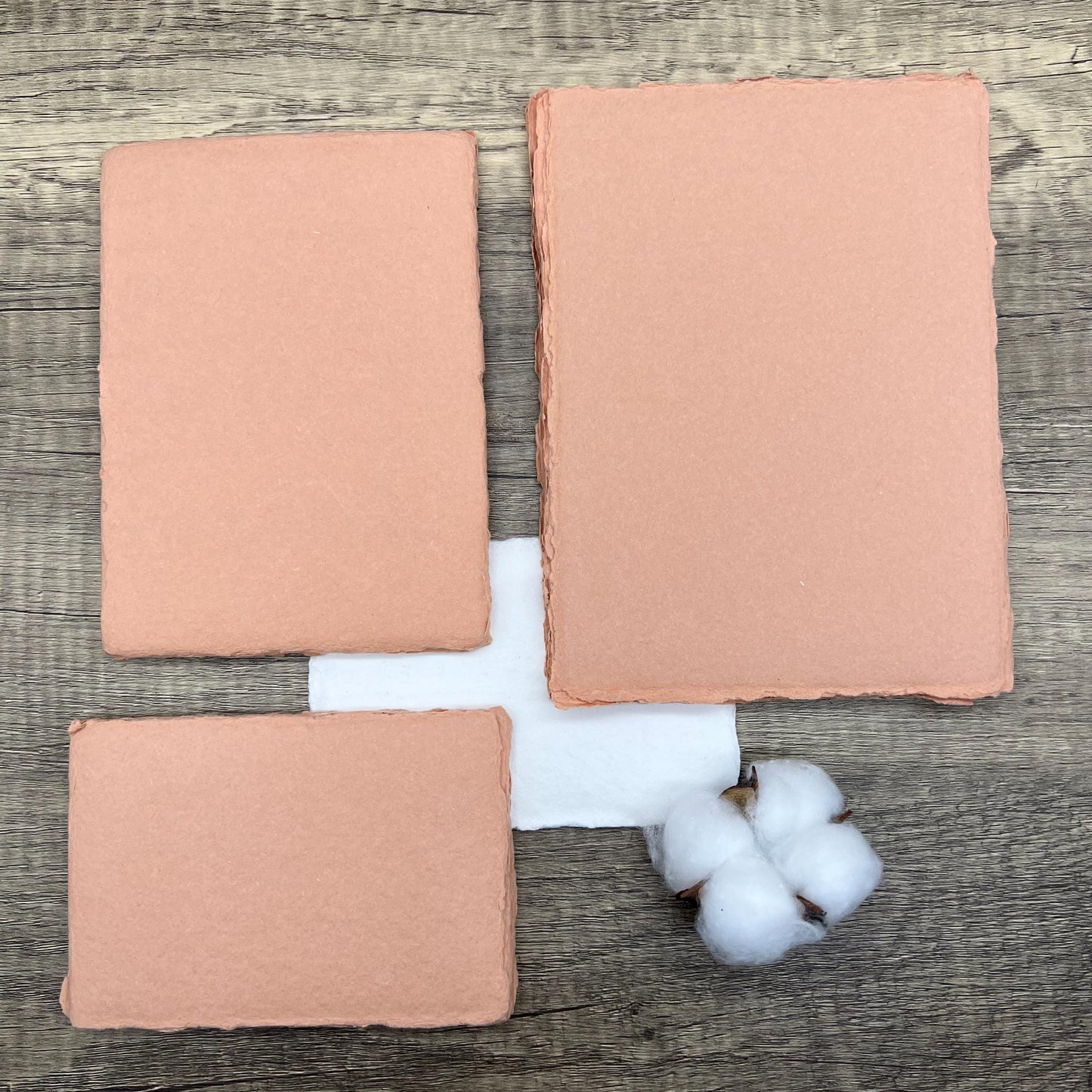 A6 Handmade Cotton Paper, Set of 10 - Premium Quality for Art, Stationery, Weddings - Eco-Friendly, White, Ivory, Sage Green, Beige, Pink