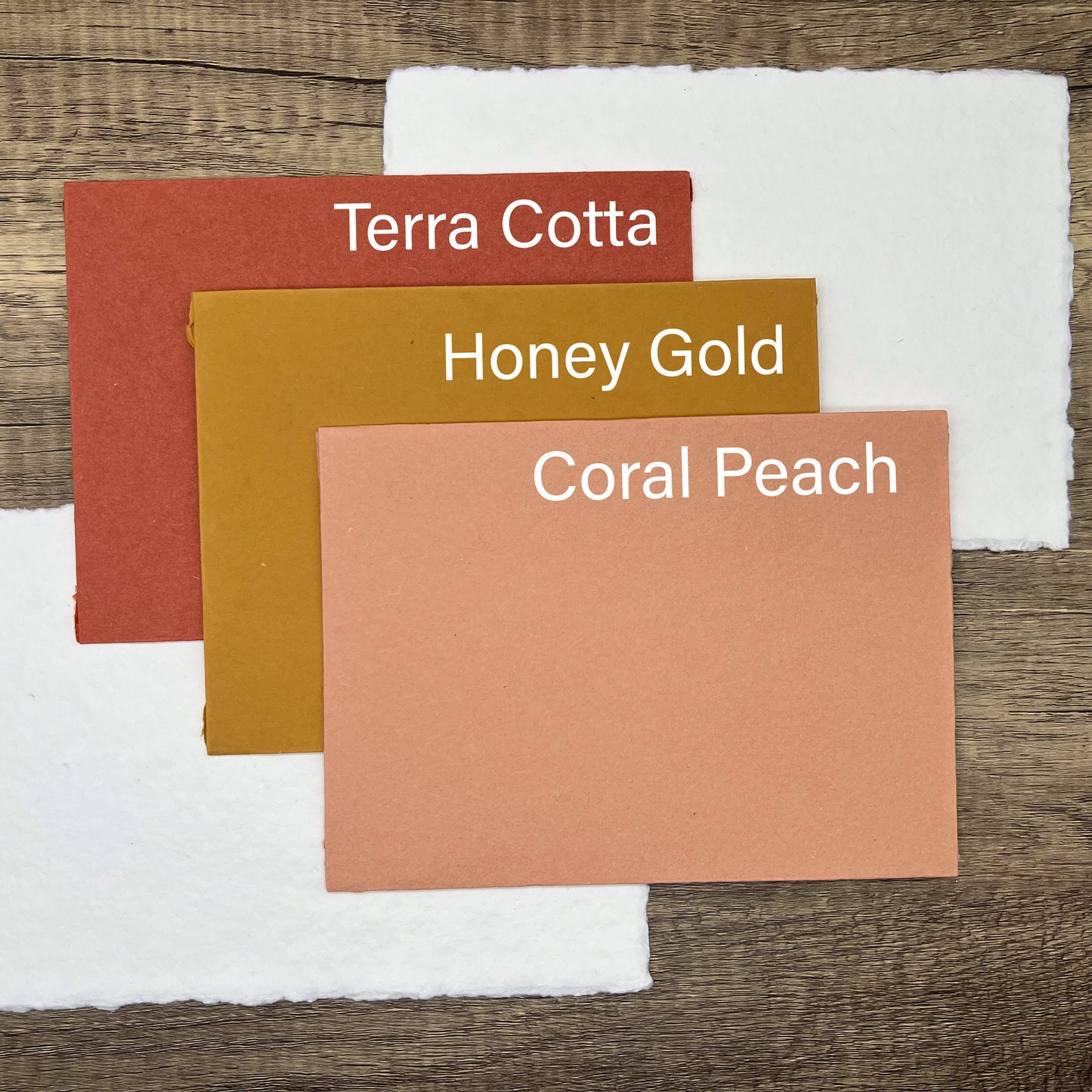 5x7 Handmade Cotton Envelopes, Set of 10 - Premium Envelopes for Stationery, Weddings, Invitations, Save-the-Dates, RSVPs, and more