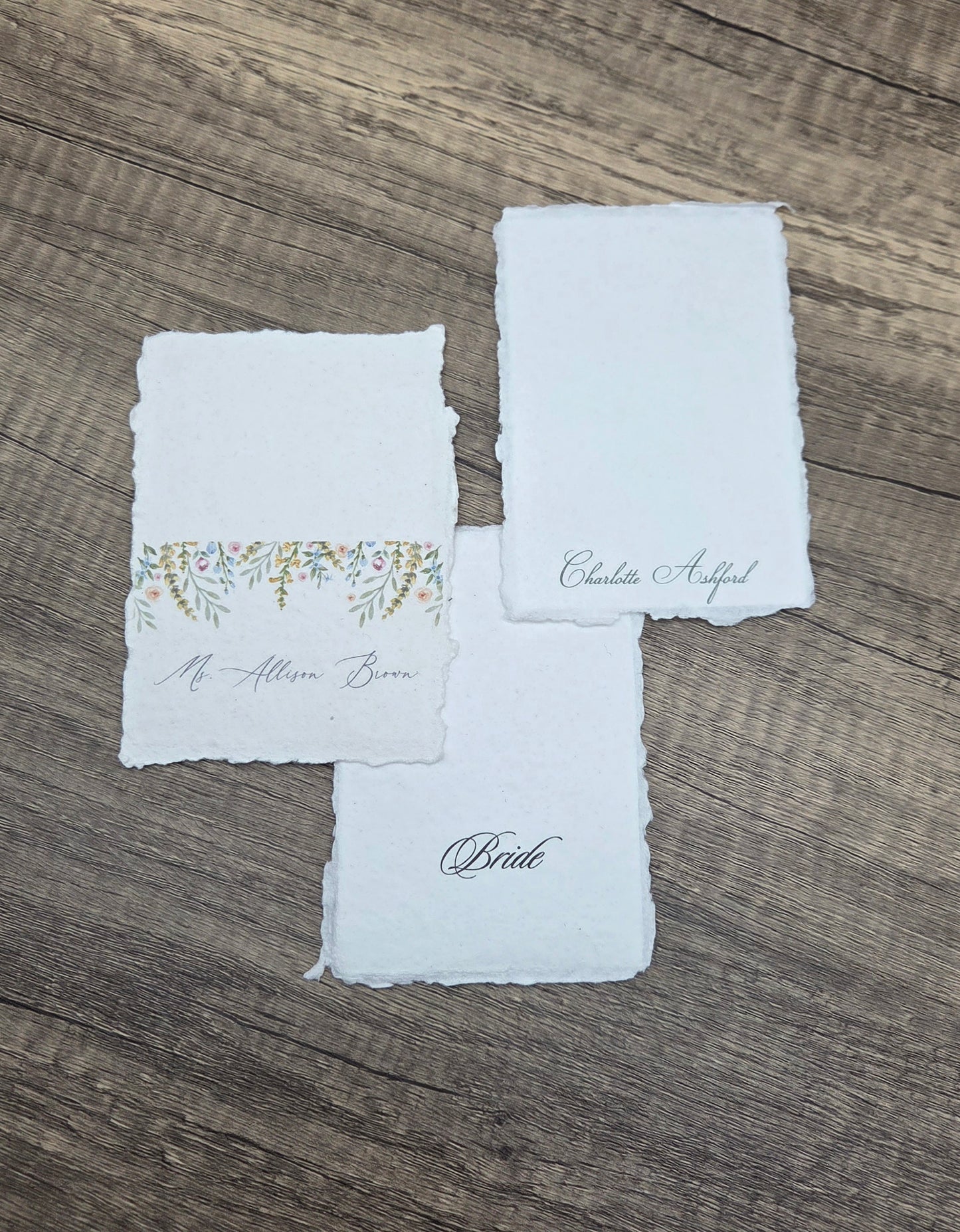 Custom Digital Printing on Handmade Cotton Paper | Wedding Invitations, RSVP Cards & Stationery | Add-On Service