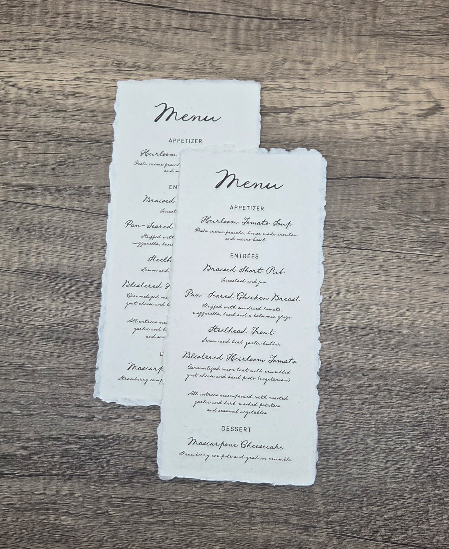 Custom Digital Printing on Handmade Cotton Paper | Wedding Invitations, RSVP Cards & Stationery | Add-On Service