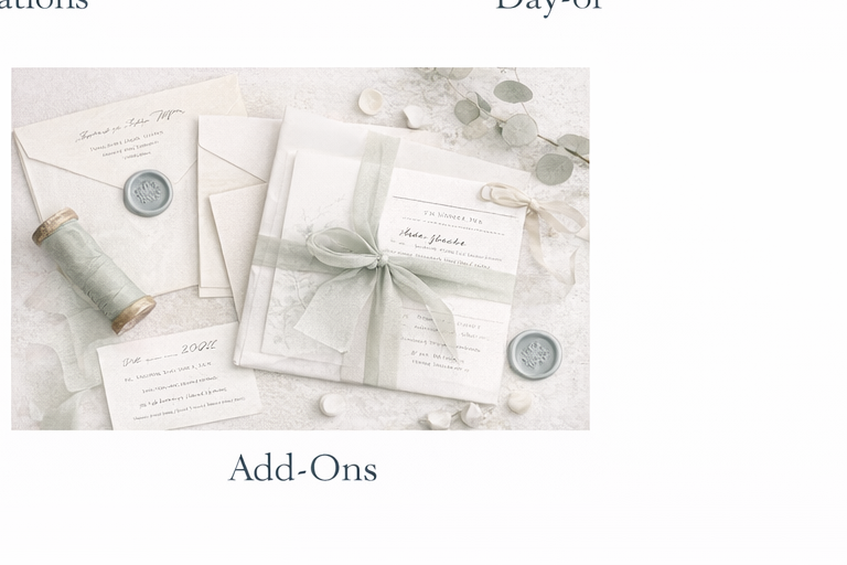 Wedding Journey Add-Ons