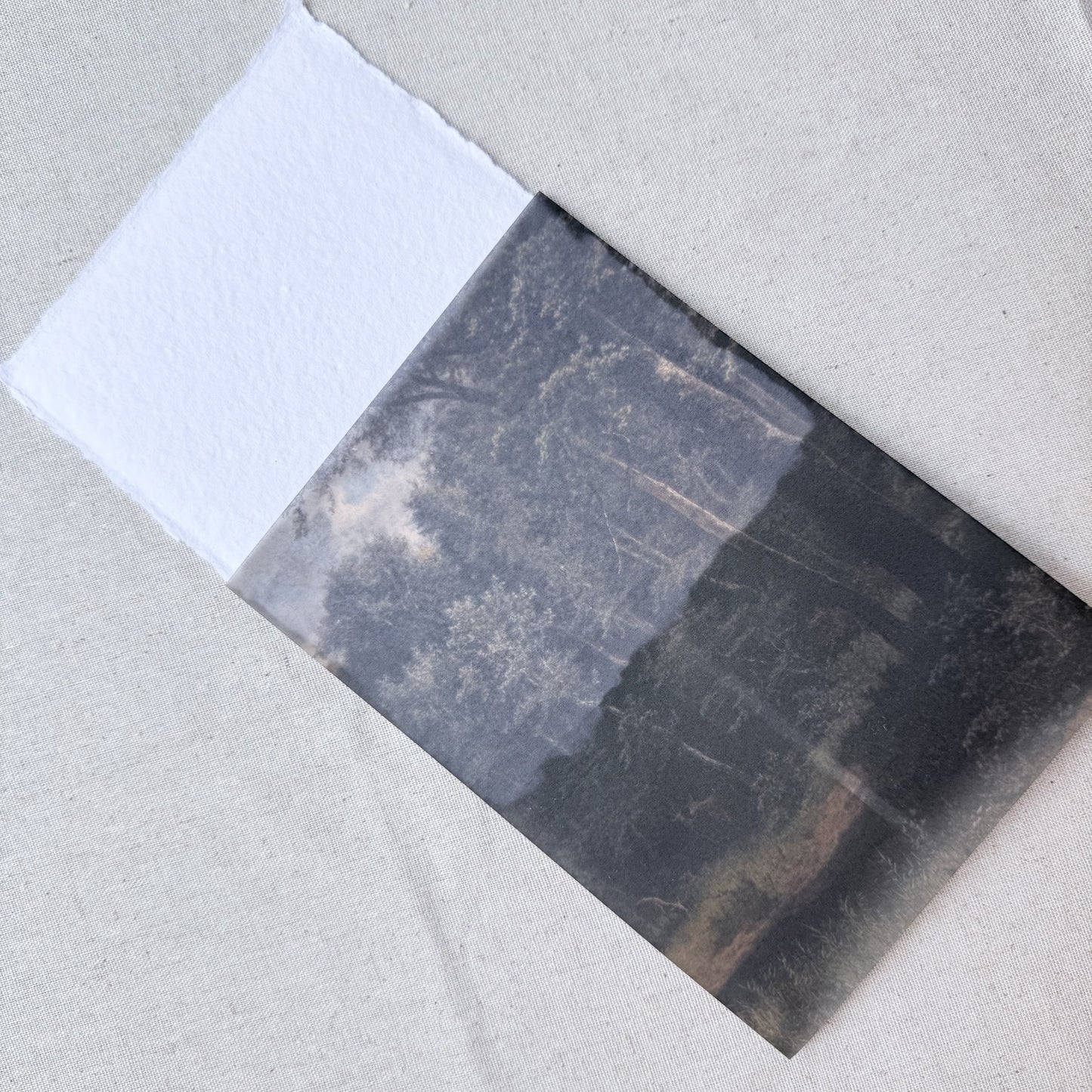 Vellum 5x7 Jacket — Handmade Paper Overlay (Set of 10)